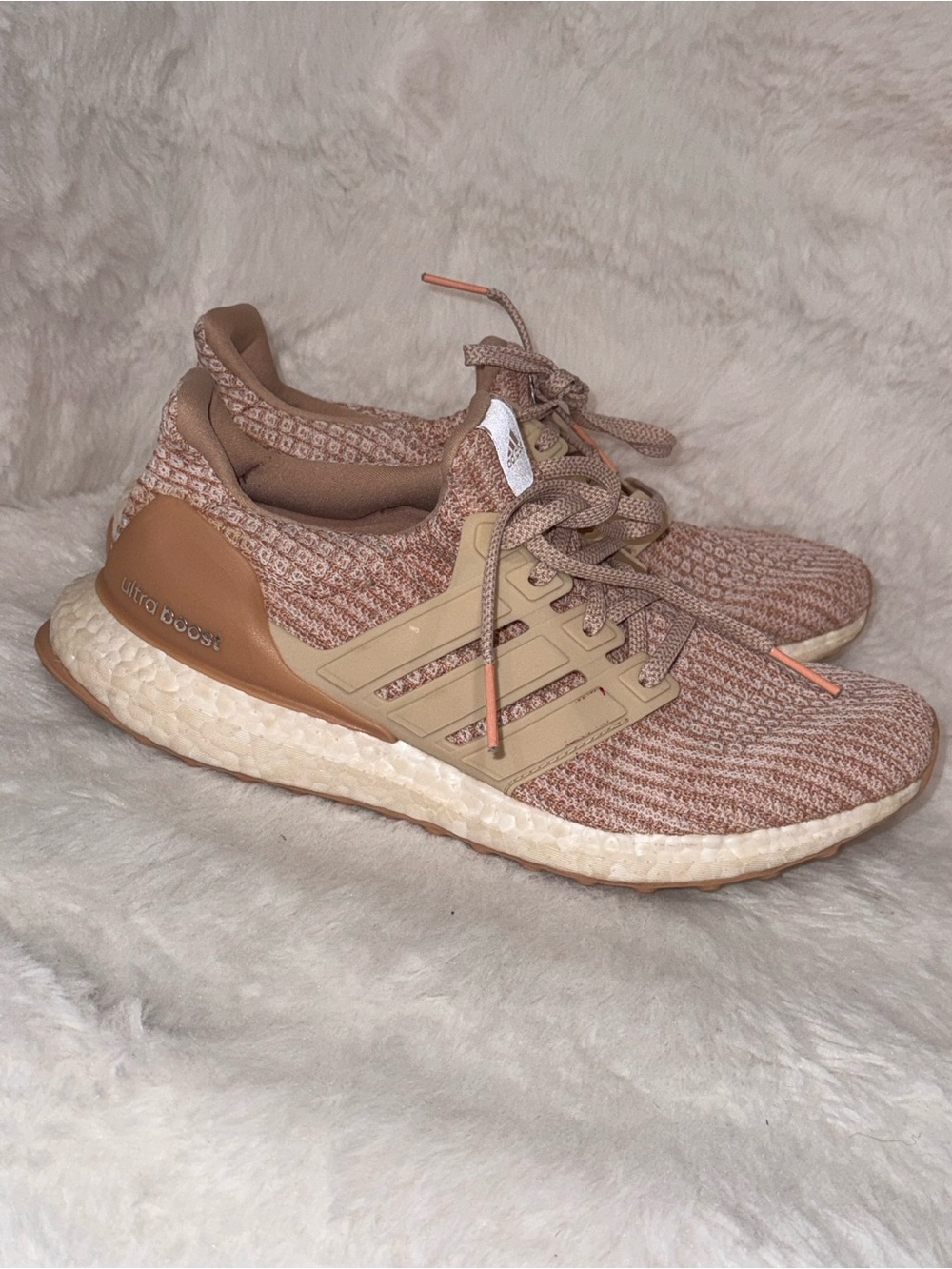 adidas Women’s Ultra Boost Sneakers in Taupe and Beige